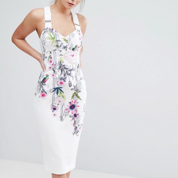 ted baker buckle strap dress